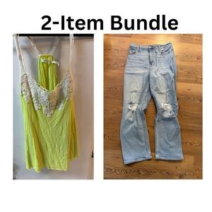 Holister distressed light blue wash highrise straight leg jeans -size 9